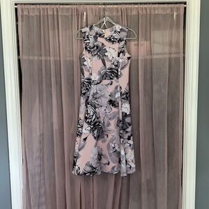Calvin Klein Floral Print Dress
